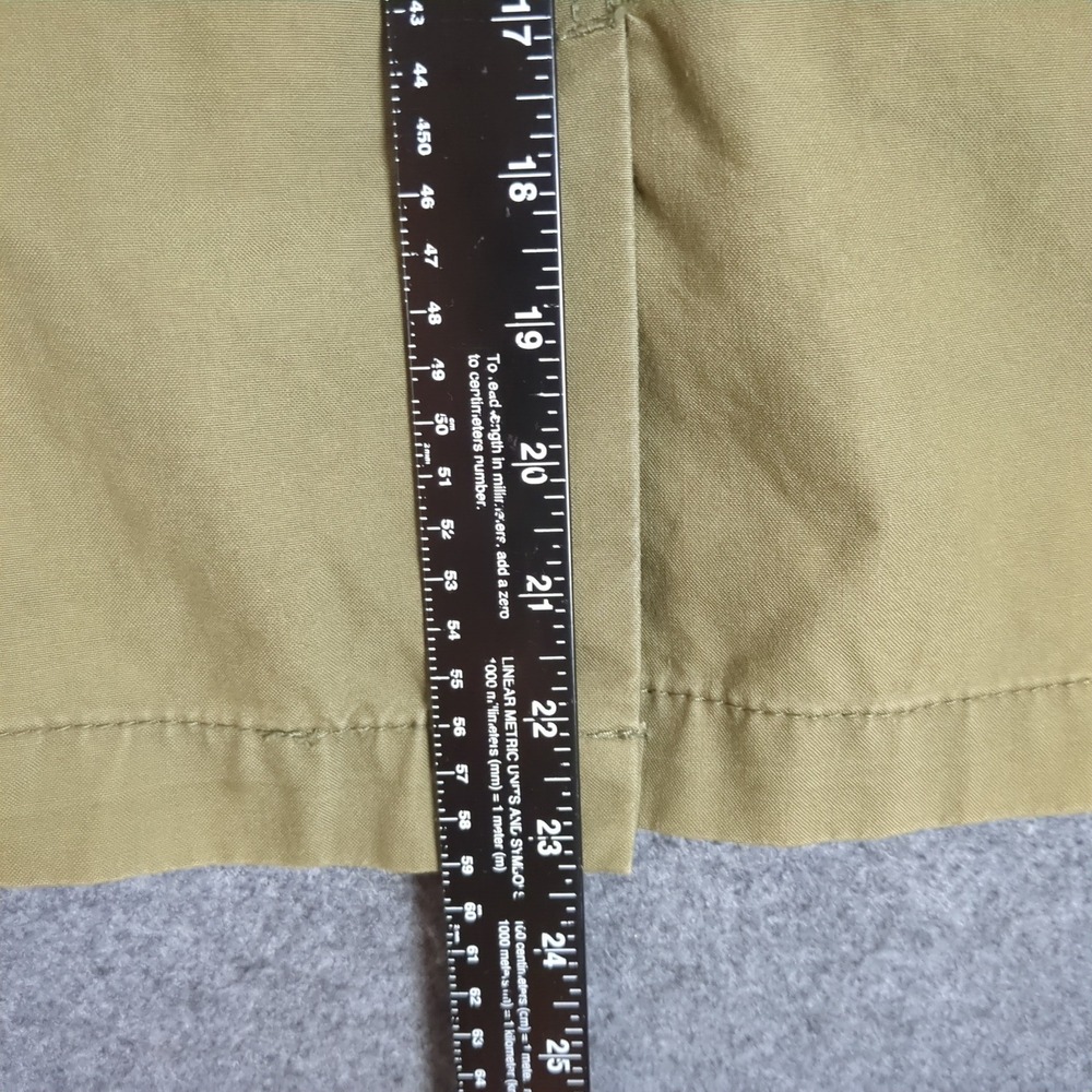 GAP Womens Olive Green Cotton Utility Blazer Jacket Small 3-Button Safari Style - Picture 10 of 13